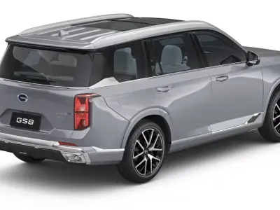 2026 GAC GS8 7 Seats Hybrid with Interior 3D model