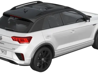 Volkswagen T-Roc R-line 2022 3D model