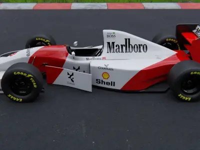 Mclaren MP4-8 3D model