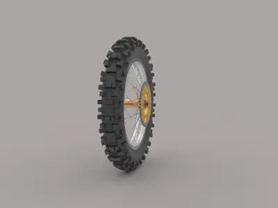 Motorbike rear weel  3D model