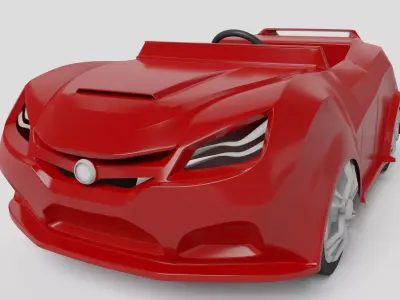 ride on toy car design  3D model