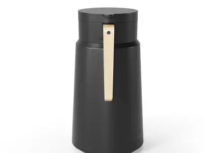 House Doctor Cole Thermos Black 3D model