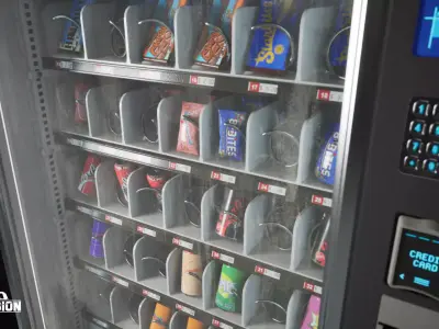 Food Pack - VOL 1 - Snack and Vending Machine - PBR Game Ready Low-poly 3D model