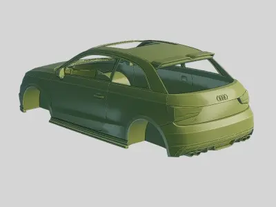 Audi S1 Quattro Sportback 2020 Printable Body 3D print model