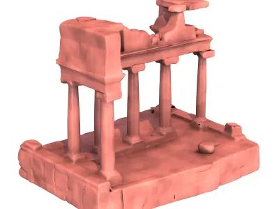 Ancient Ruins 12 3D print model