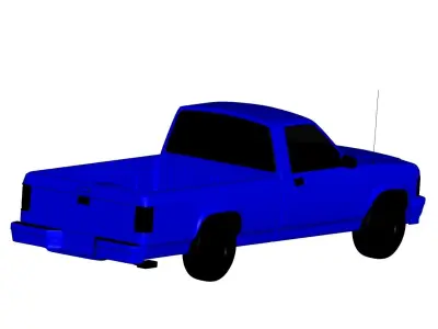 Dodge Dakota 1990 3D model