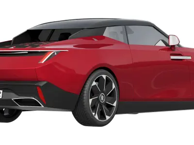 Droptail La Rose luxury coupe 3D model