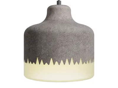 Vakkerlight Delia Cement Pendant Light  3D model