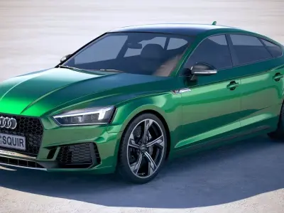 Audi RS5 Sportback 2018 3D model