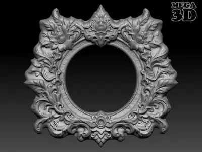 Bas relief Frame 240506 10 3D print model
