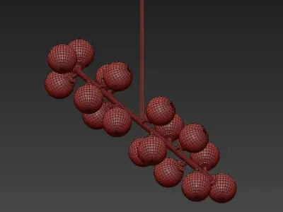 Bubble Stik Cold Chandelier 3D model