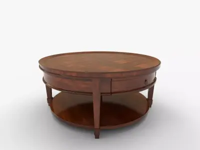 Hammary Sunset Valley Round Cocktail Table 3D model