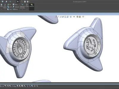 Dunlop CR65 tyres - Borrani wheels 3D print model