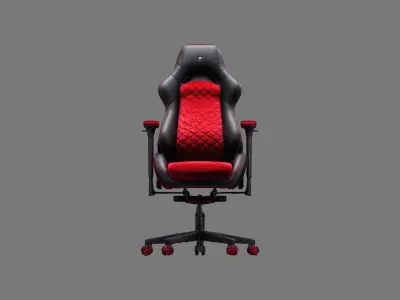 Gaming Chair Low-poly 3D model