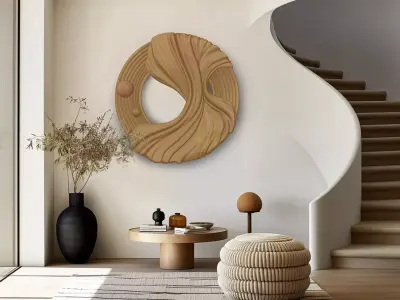 Modern 3D Wall Panel CNC-Ready STL for Interiors 3D print model