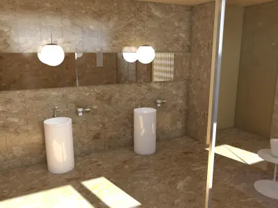 Bathroom 15 3D model