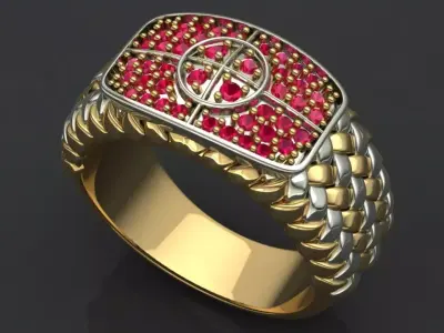 Texture RIng 3D print model