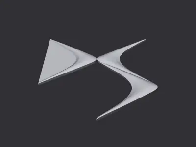 DS Automotive Logo 3D print model