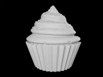 Cupcake Book Holder 3D print model