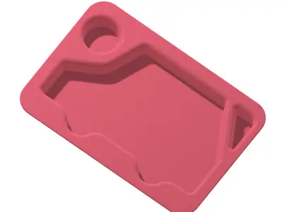 Kids Car Dinner Plate 3D print model