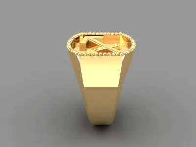 Sagittarius Ring Version 2 For Print STL 3D print model