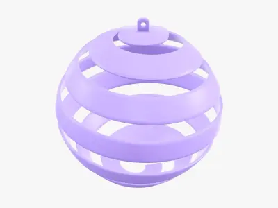Christmas tree decoration toy 08 3D model