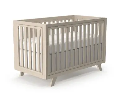 Baby Cribs v2 Low-poly 3D model