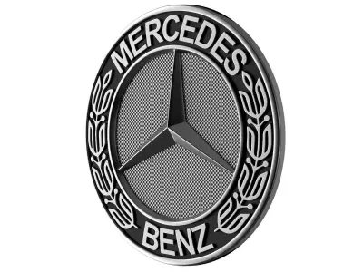 Mercedes logo 05 3D print model