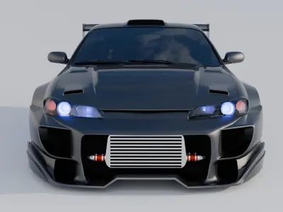 Nissan Silvia 3D model