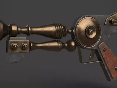 Fantasy Gun 21 3D model