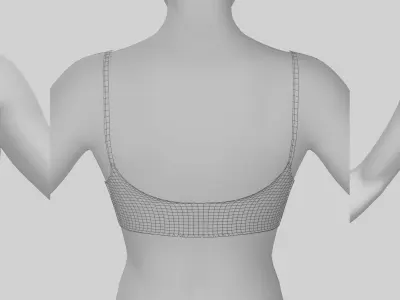 Crop Top vol 01 Urban Collection 3D model