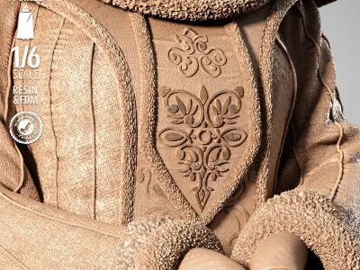 STAR WARS Padme Sculpture 3D print model