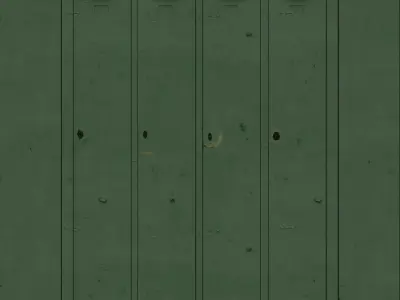 Locker room props Free low-poly 3D model