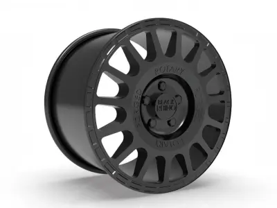 black rhino rim design 3D print model buy