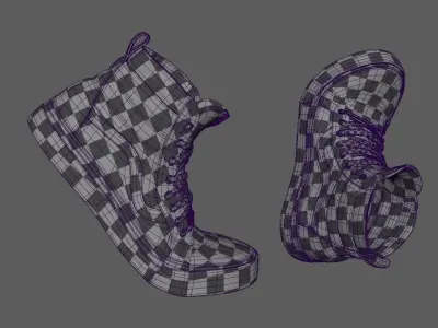 Skater shoes 3D model
