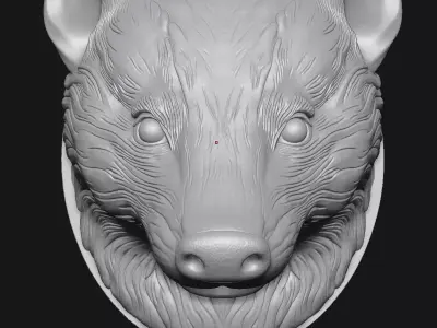 badger 3D print model