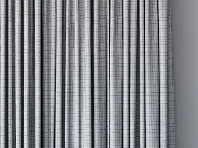 Tulle Low-poly 3D model