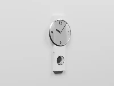 Modern Pendulum Clock 3D model