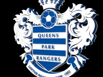 Queens Park Rangers Football Club Crest 3D model