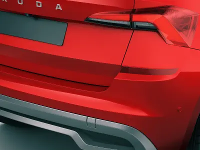 Skoda Kamiq 2020 3D model