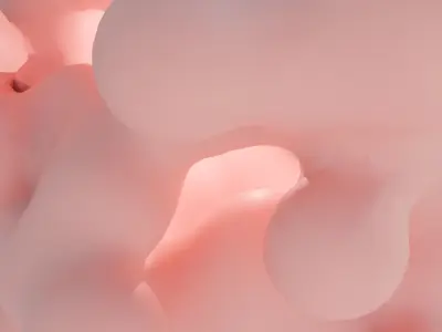 Abstract blob v3 Low-poly 3D model