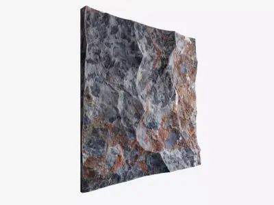 137-RockPanel sandstone rock wall art 3D model