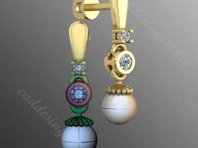 Earrings n2 3D print model