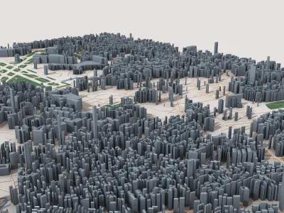 Mumbai City India  3D model