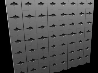 Wall Panel  3D model Free 3D model