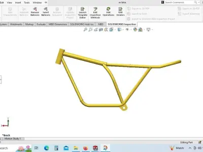 bike frame  3D model
