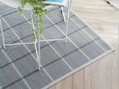Modern bamboo summer carpet 3D model