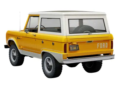 Ford bronco 1966 3D model