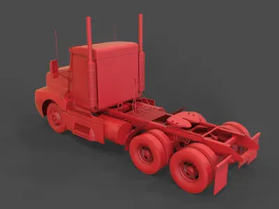 Kenworth T600 3D print model