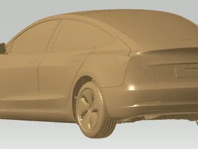 Tesla Model3 2022 Exterior 3d scan model 3D model 3D model